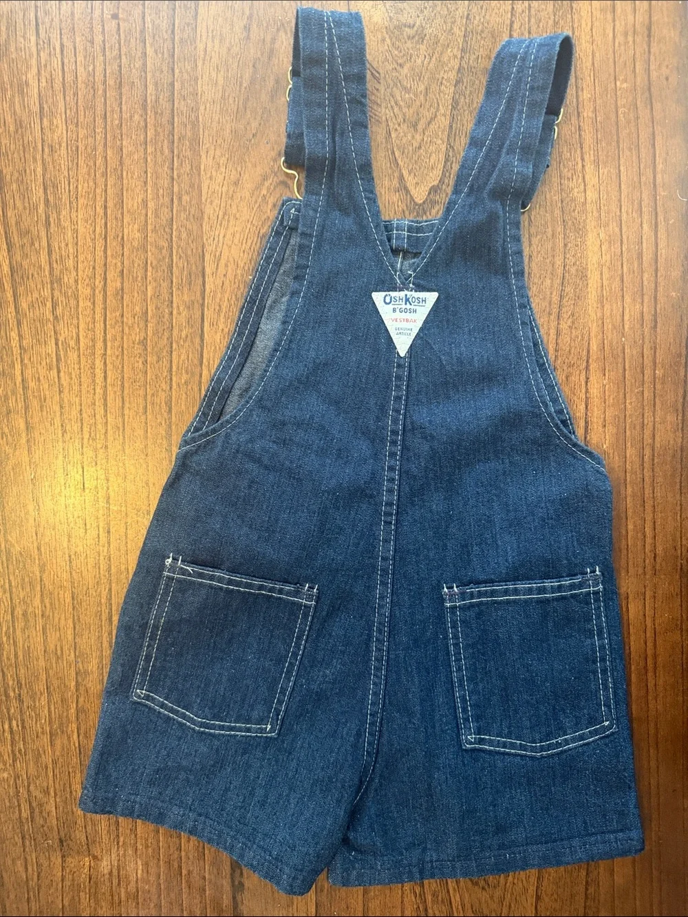 Vintage OshKosh B’Gosh Vestbak Shortalls — Made in USA — Original Tags
